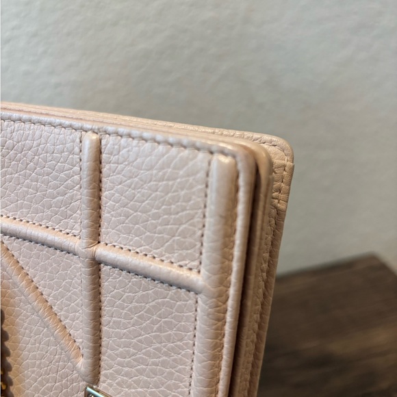 Christian Dior Beige Blush Diorama Wallet on Chain Crossbody Shoulder Bag - Picture 7 of 14